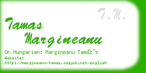 tamas margineanu business card